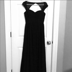 Black Bridesmaid Dress